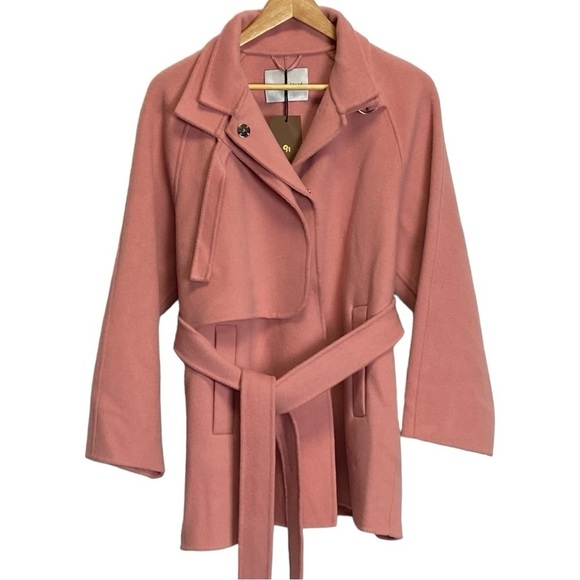 Gentle Herd Jackets & Blazers - Gentle Herd wool pink coat